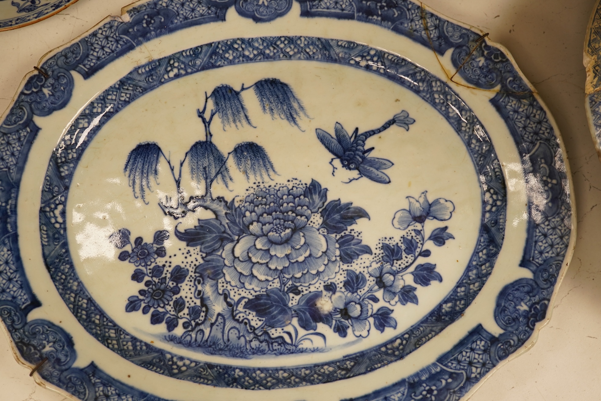 A large collection of 18th century and later Chinese export porcelain